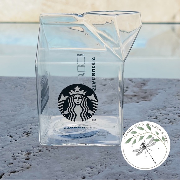 Starbucks Milk Carton Glass Mug - Picture 8 of 8